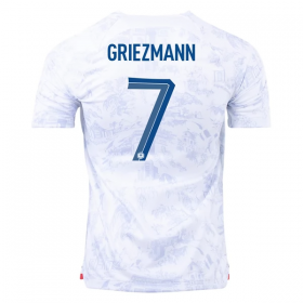 Maillot de Foot France Griezmann 7 Extérieur Coupe du monde 2022
